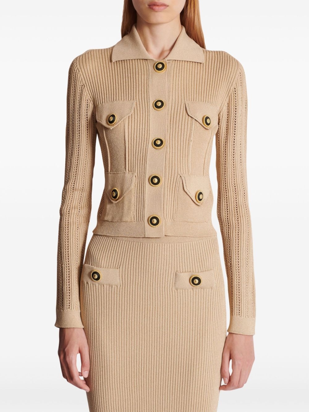 button-up cardigan - 5