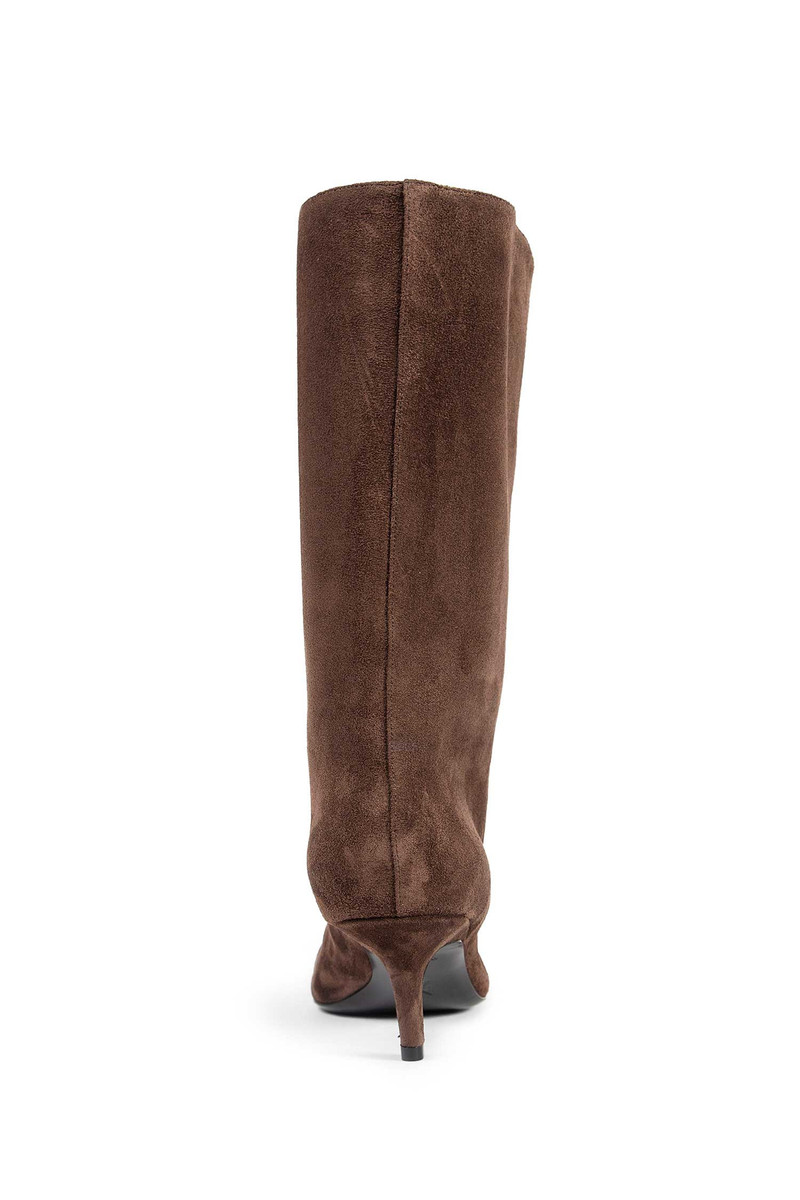 Amina Muaddi Fiona Suede Boots outlook