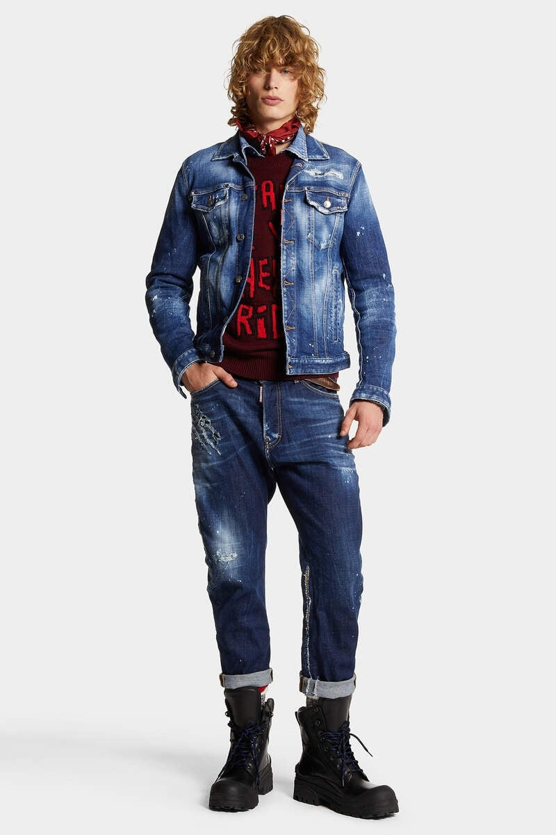 DARK CB WASH BRO JEANS 5