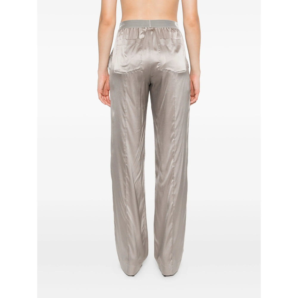 Tom Ford Grey Trousers - Straight Trousers Women - 4