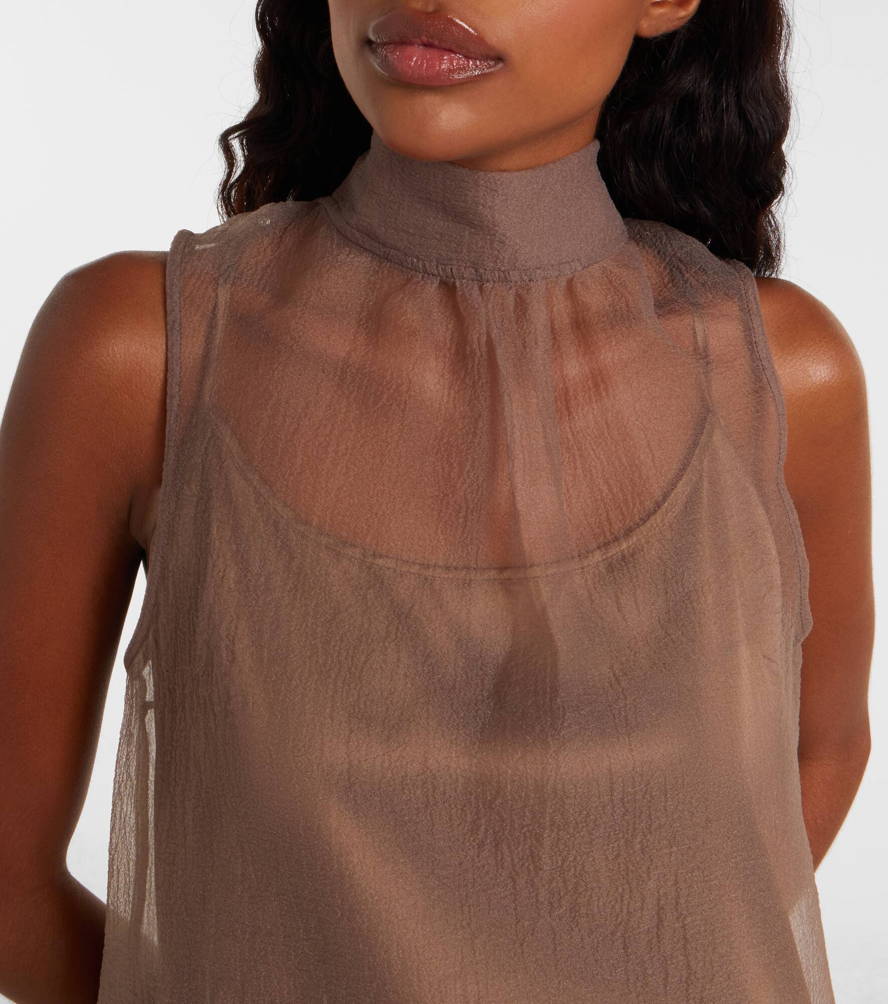 Albee feather-trimmed minidress - 4