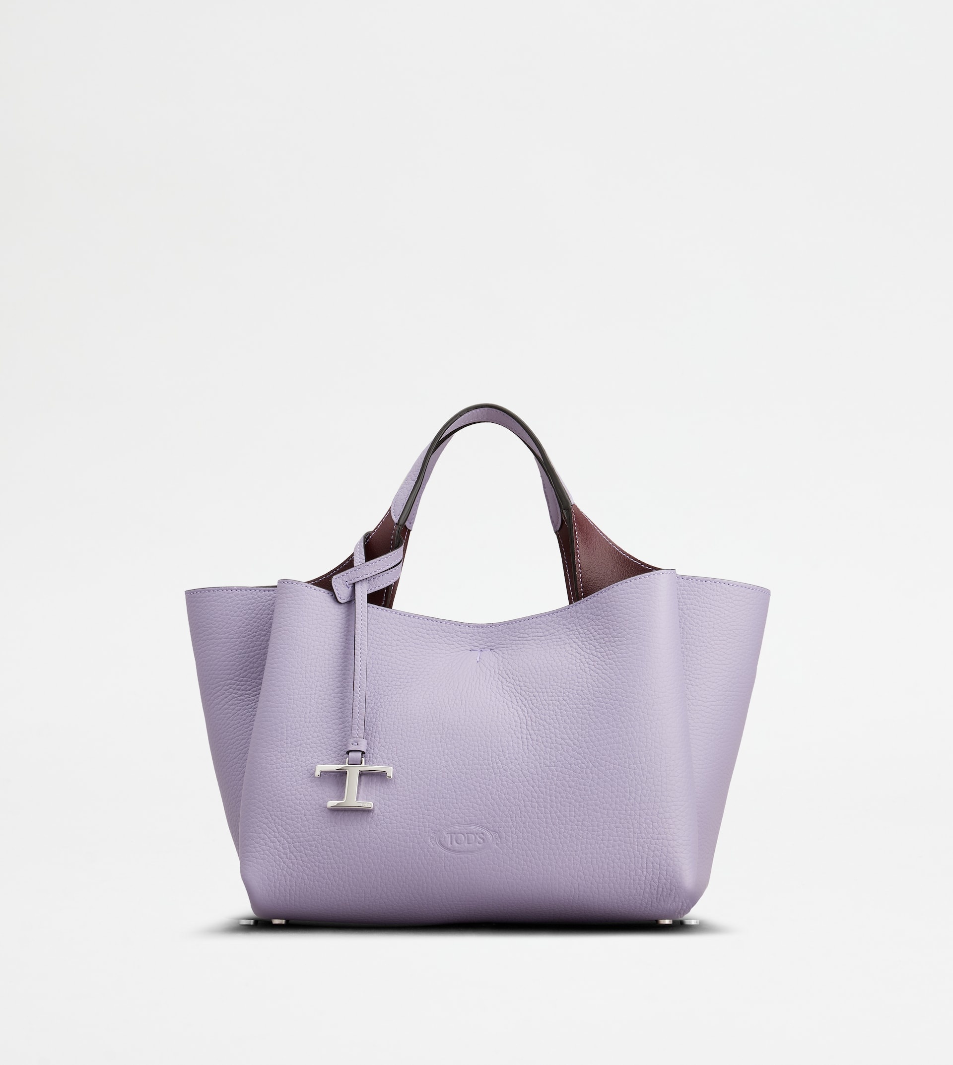 BAG IN LEATHER MICRO - VIOLET - 1
