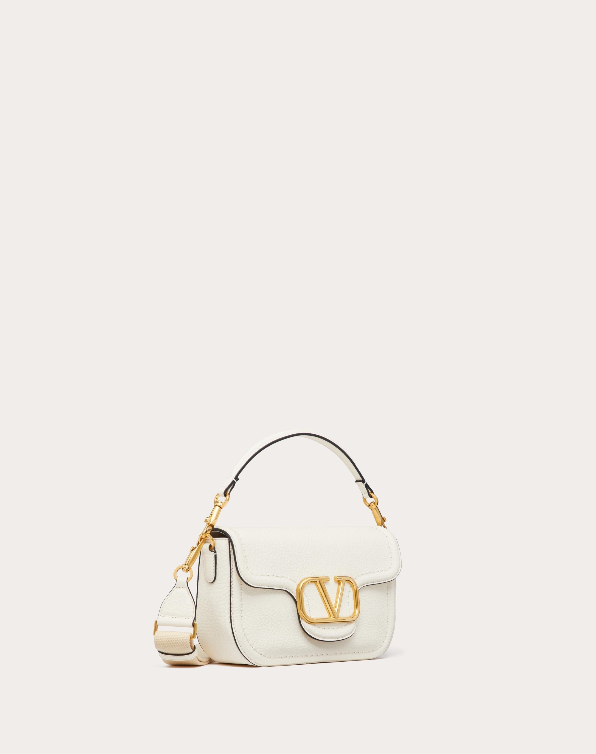 VALENTINO GARAVANI ALLTIME GRAINY CALFSKIN SHOULDER BAG