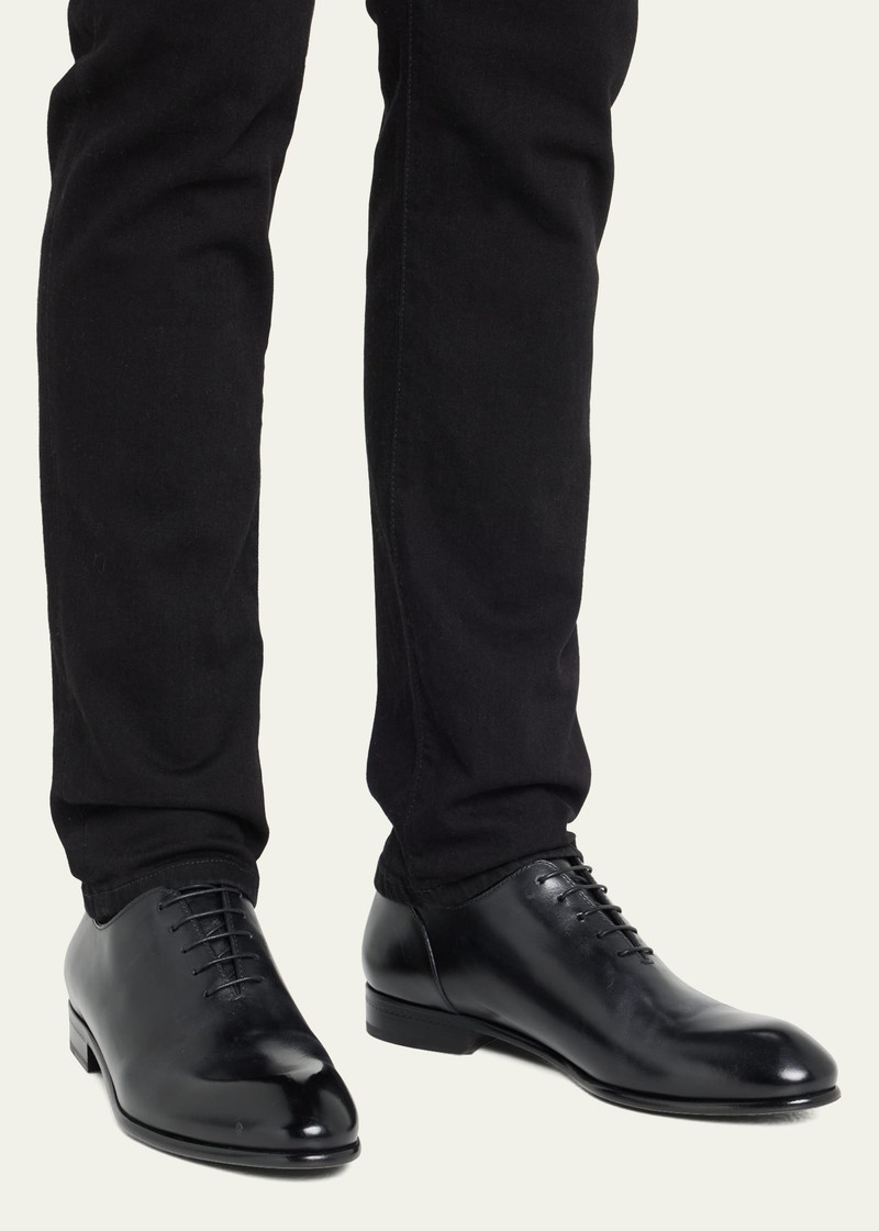 ZEGNA Men's Vienna Blake Hand-Buffed Leather Oxfords outlook