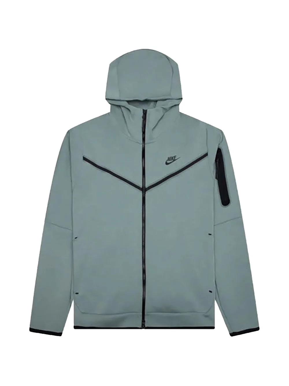 full zip hooded jacket - 1