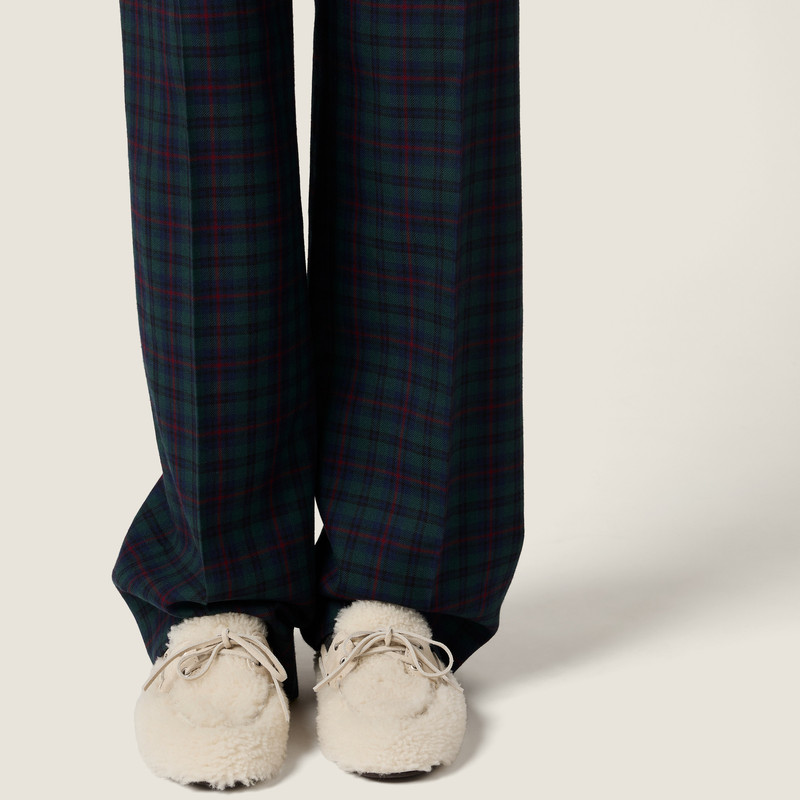 Miu Miu Shearing loafers outlook