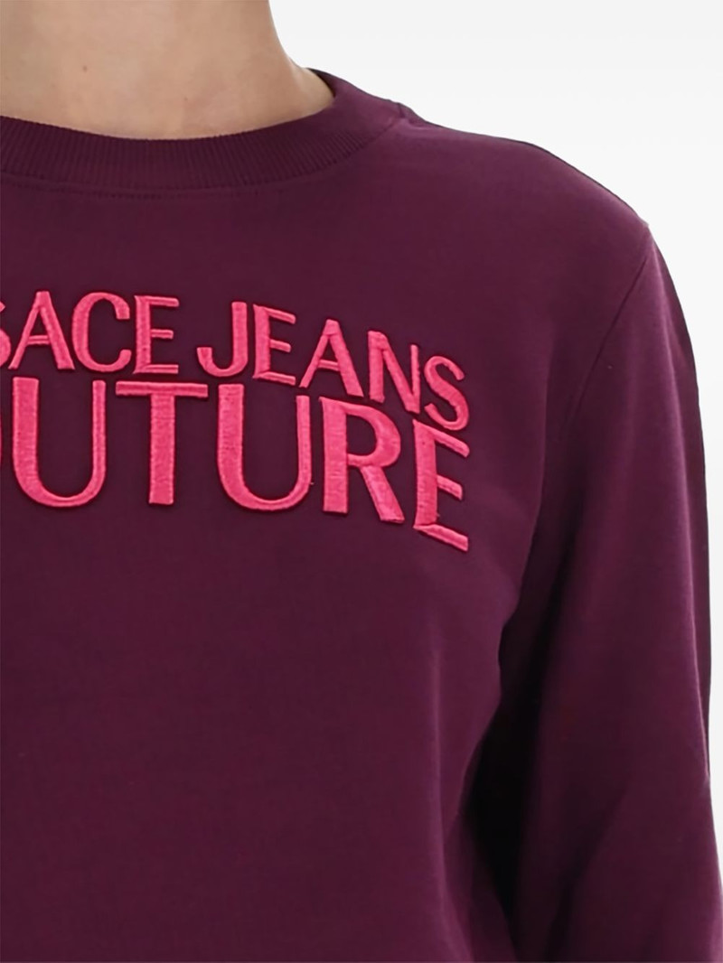 VERSACE JEANS COUTURE logo-embroidered sweater outlook