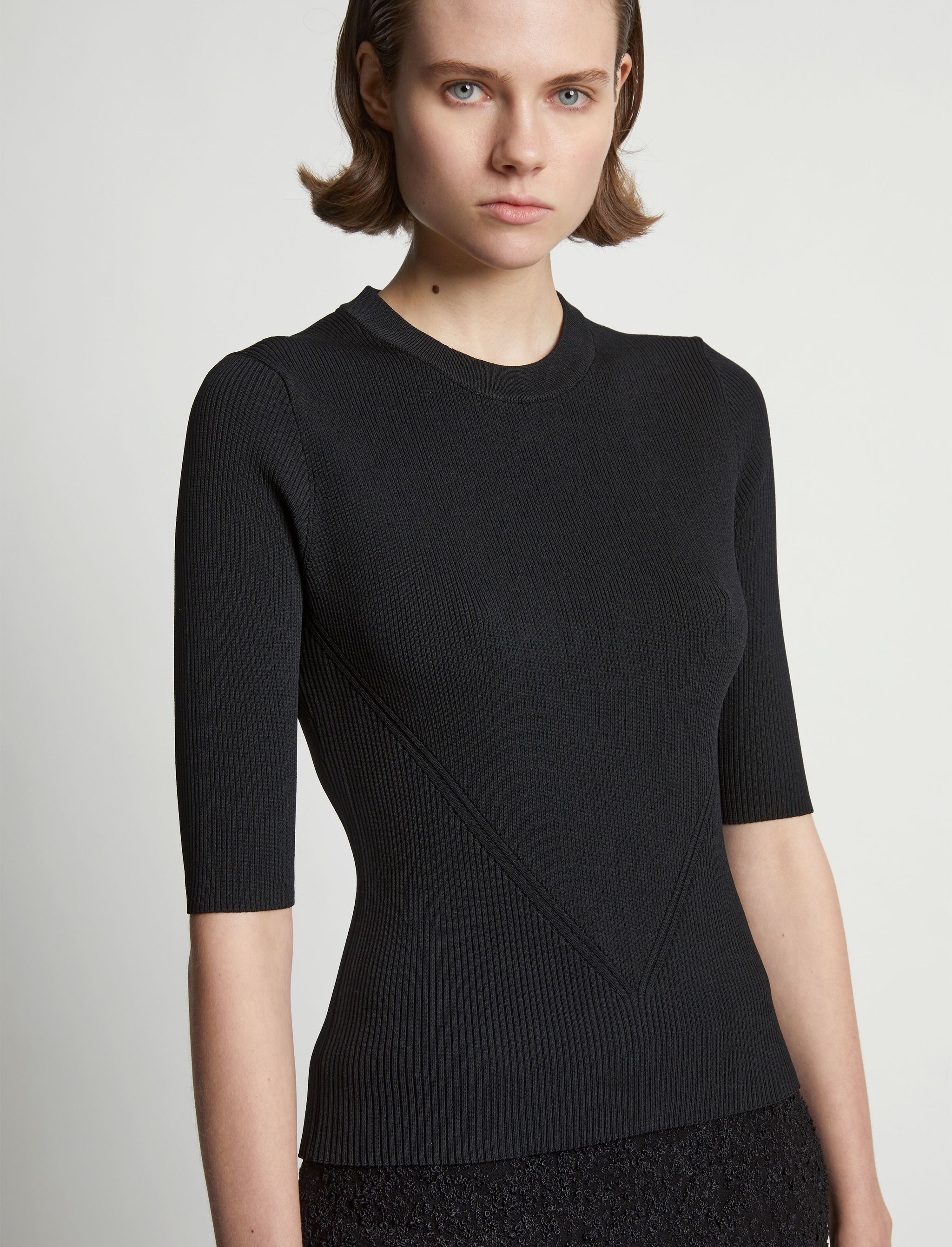 Clean Viscose Knit Top - 6