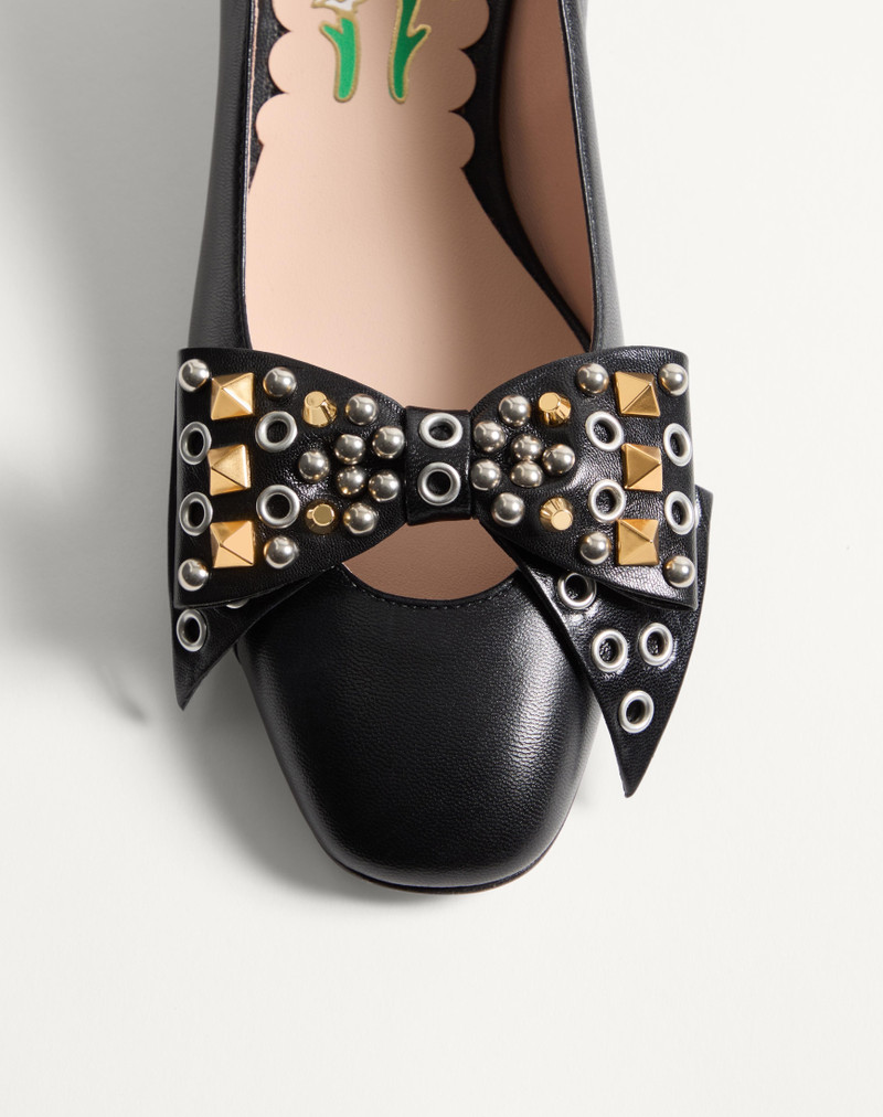 Valentino BOWOW PUMP IN KIDSKIN WITH STUDS 45MM outlook