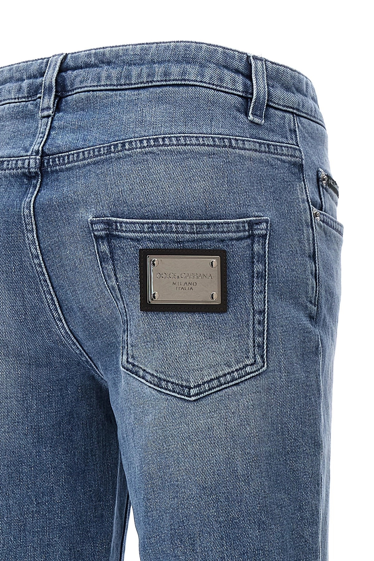 Logo plaque jeans - 5
