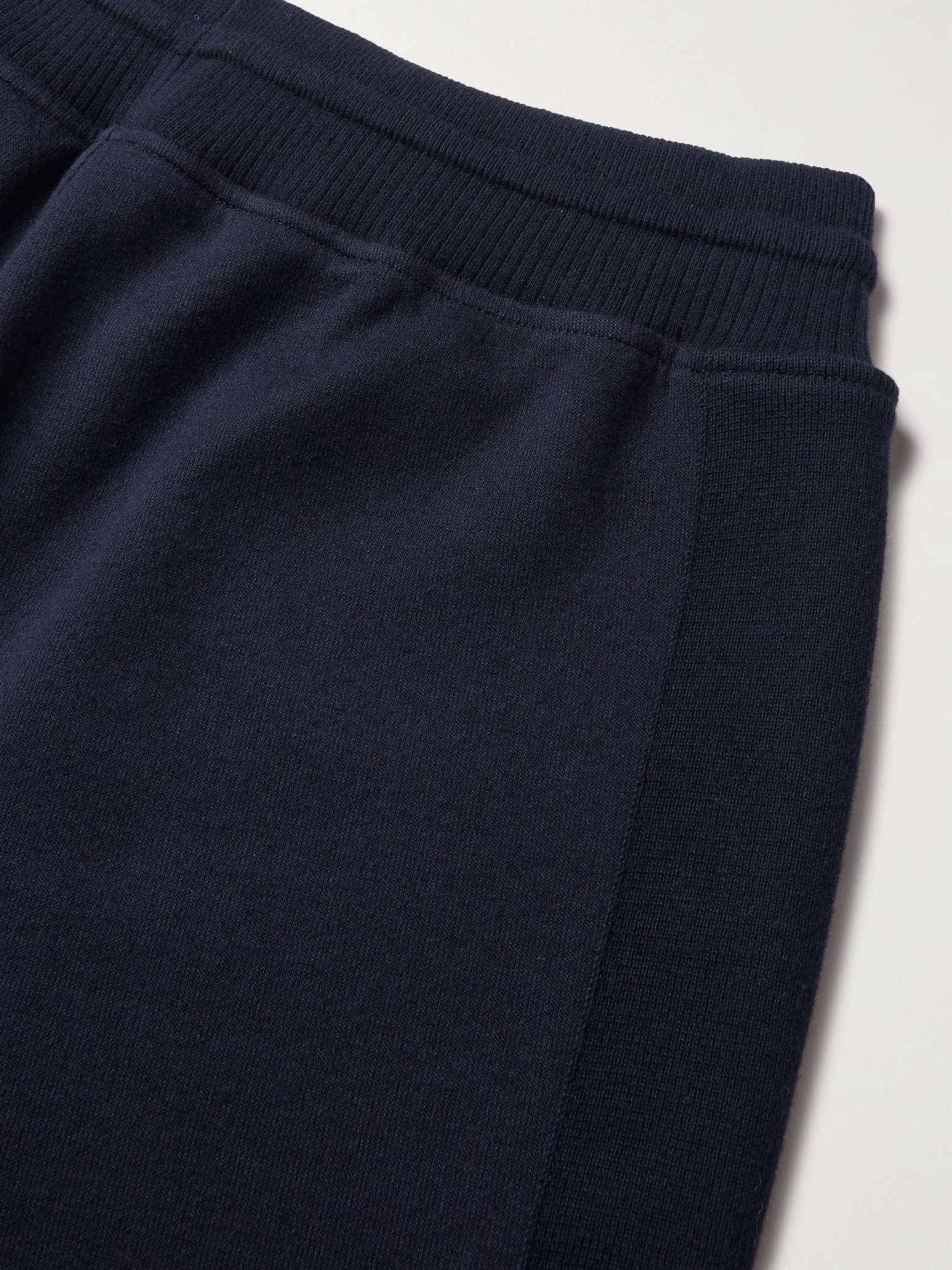 Tapered Double-Faced Cotton, Silk and Cashmere-Blend Jersey Sweatpants - 5