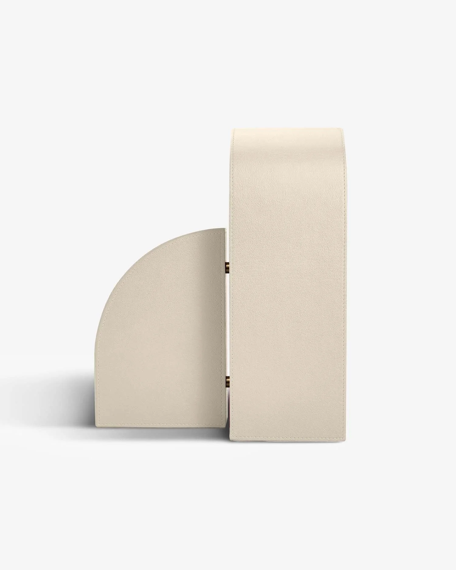 Left Cubist Bookend - Stone - 1