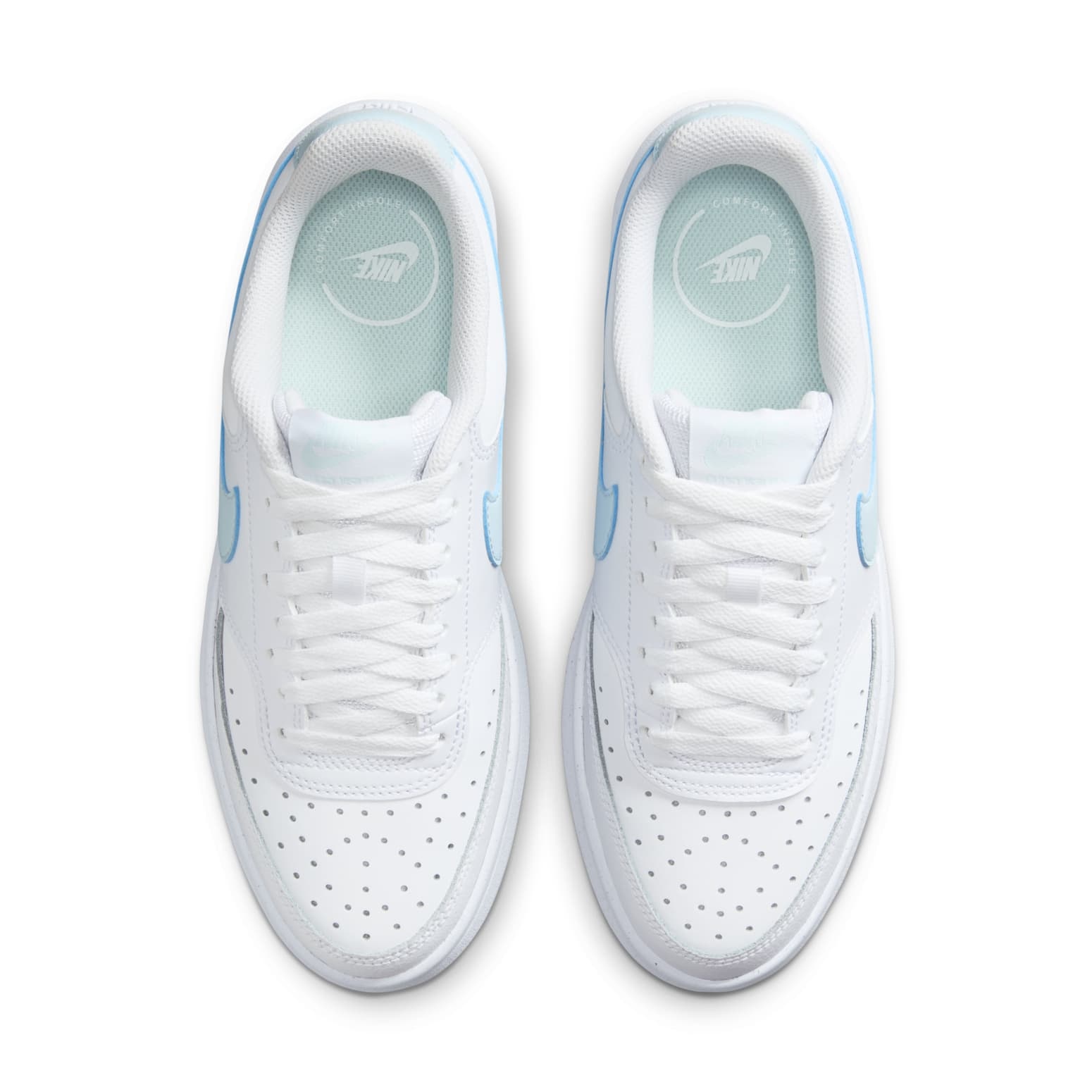 (WMNS) Nike Court Vision Alta 'White Glacier Blue' DZ5394-101 - 4