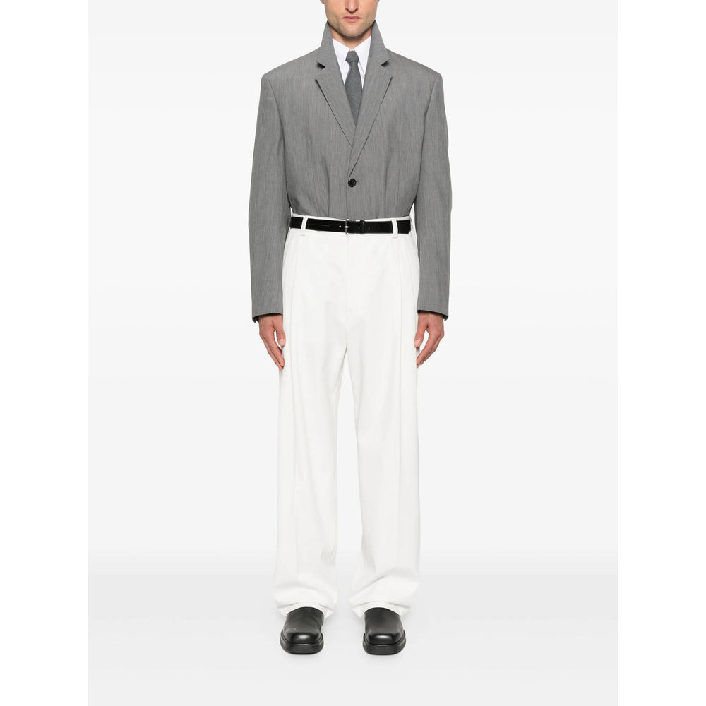Givenchy White Trousers - Wide-Leg Trousers Men - 4