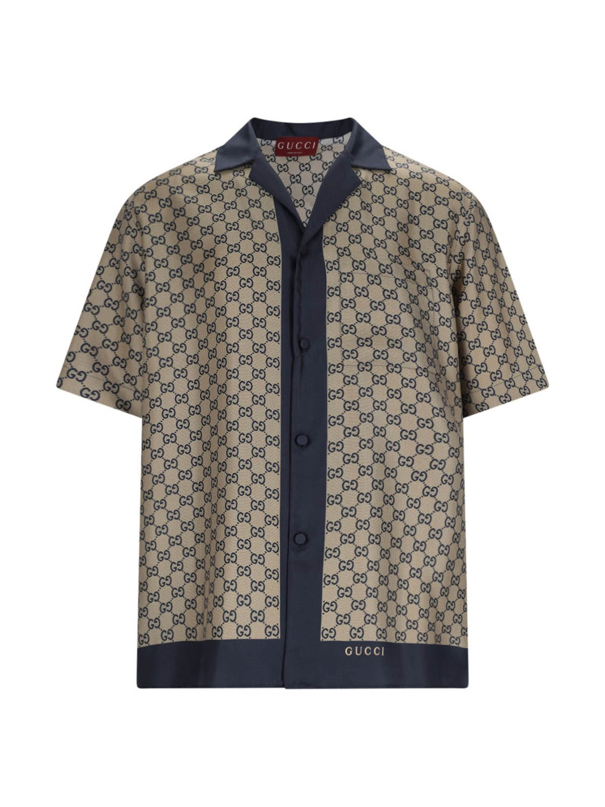 Gucci Men Camigia In Silk - 1