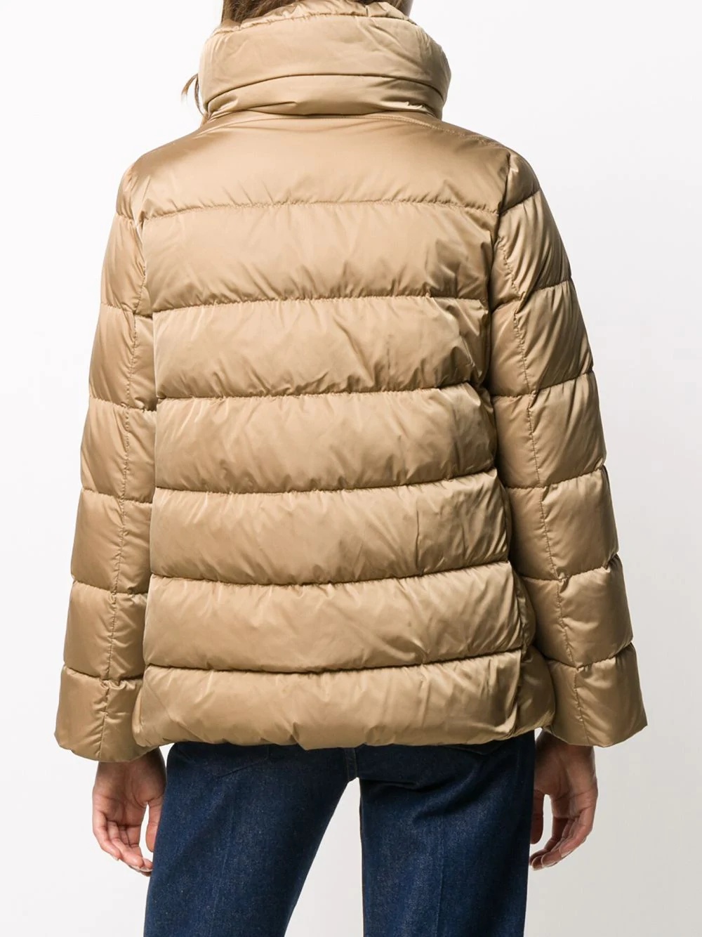 high-neck puffer jacket - 4