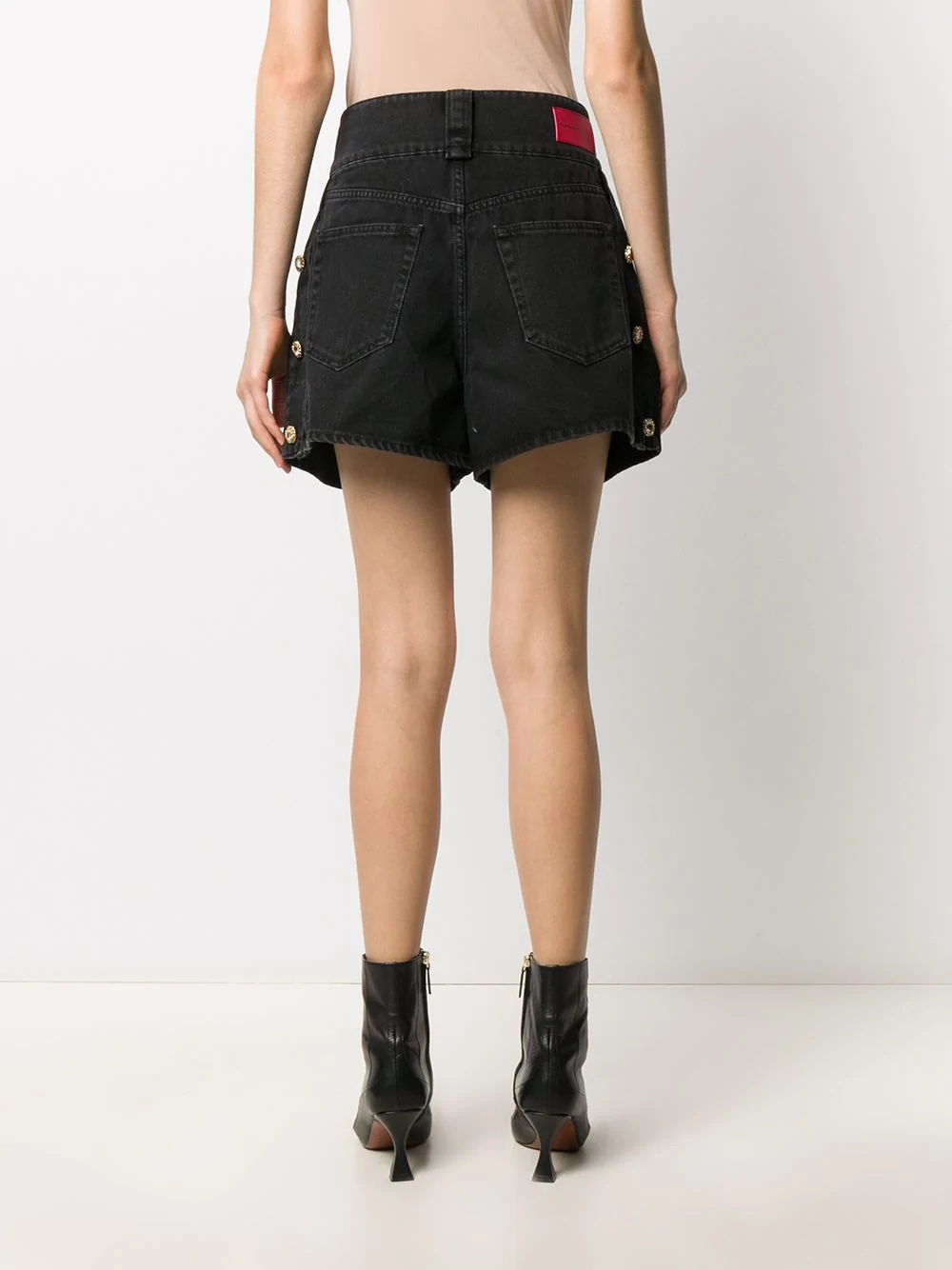 flared style shorts - 4