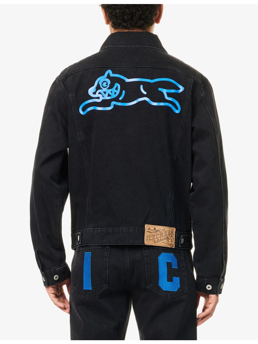 Running Dog Denim Trucker Jacket - 4