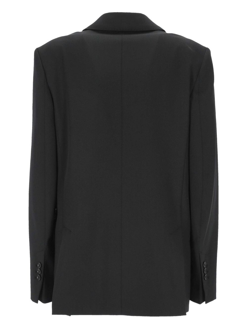 two-button padded-shoulder blazer - 2