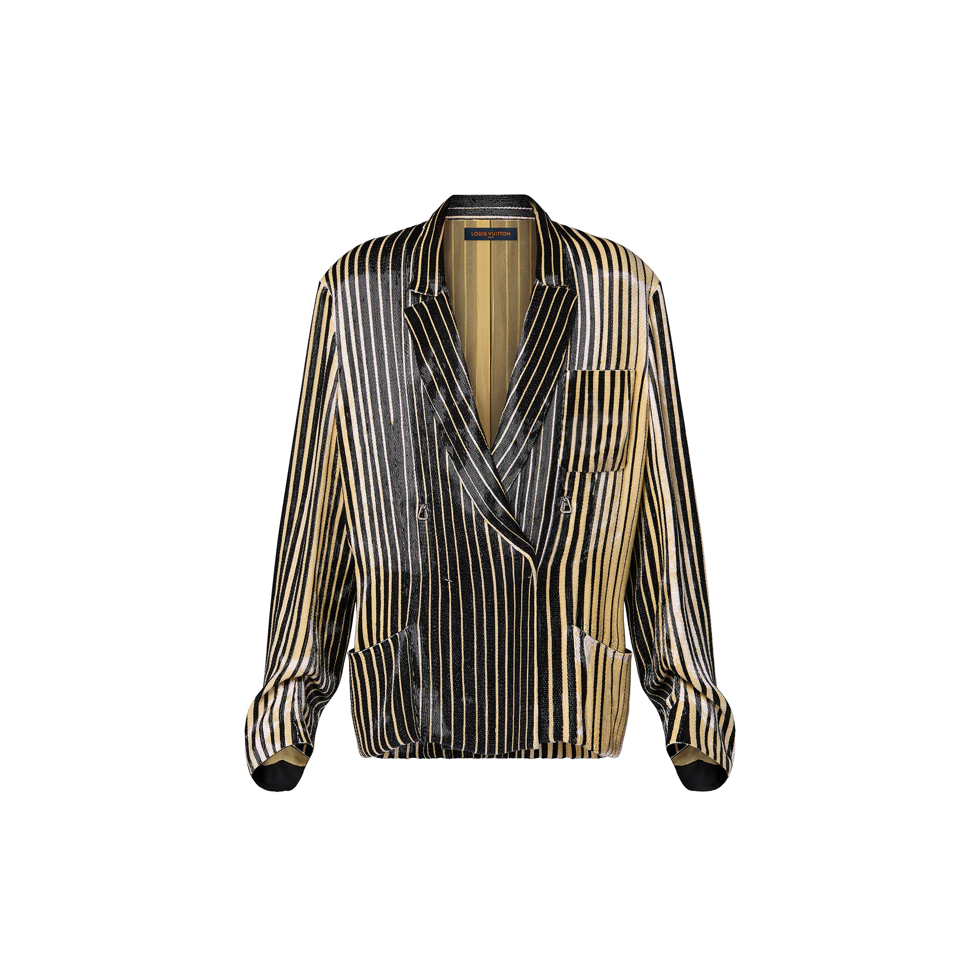 Fluid Faded Stripes Blazer - 1