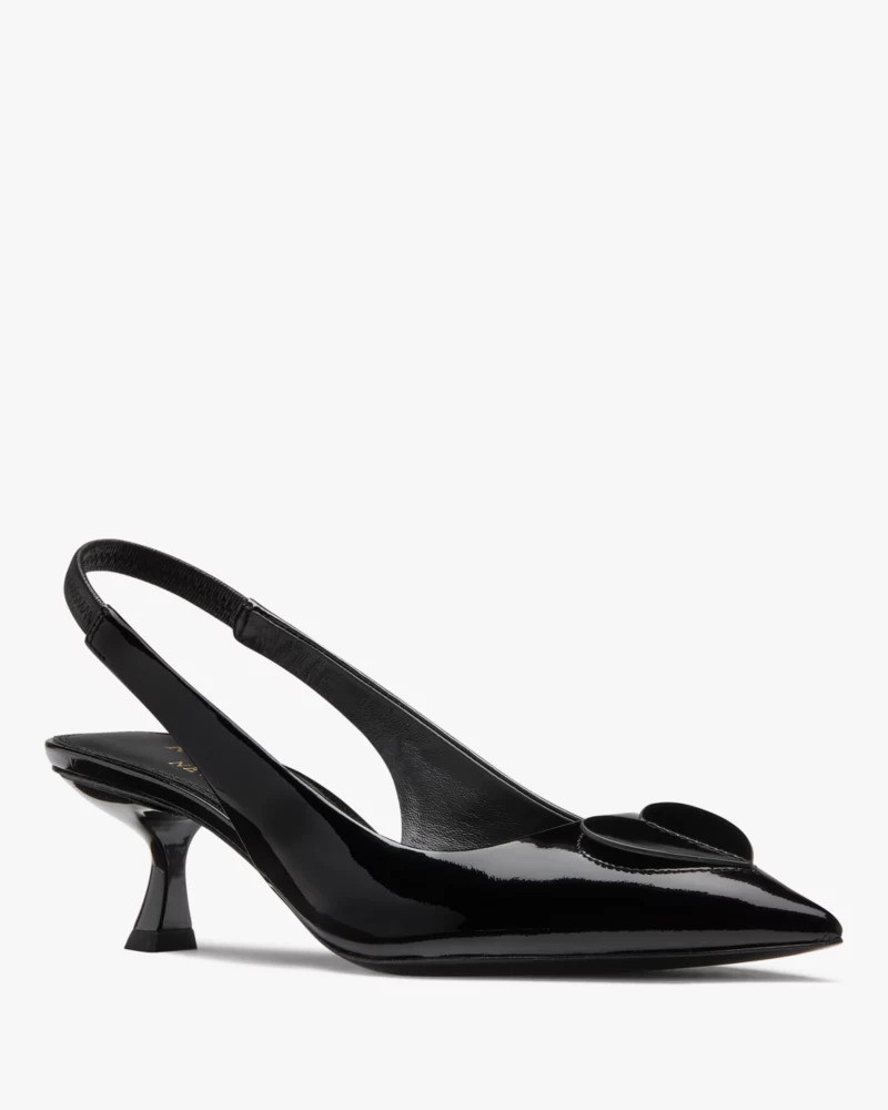 Lover Slingback Kitten Heel Pumps 3