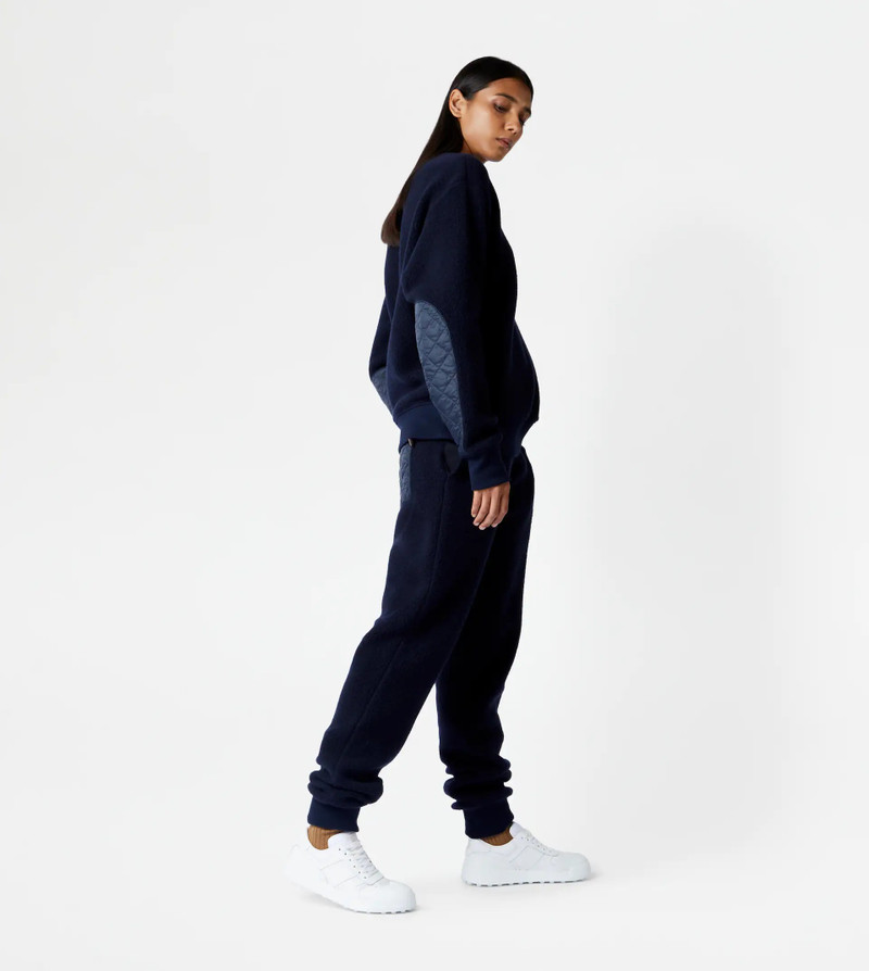 TOD'S CASHMERE BLEND SWEATSHIRT - BLUE 13