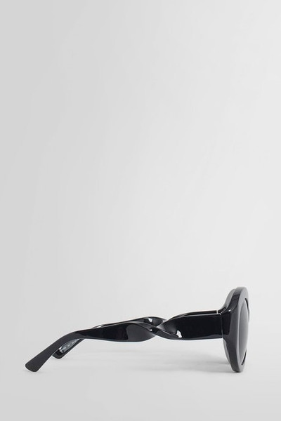 BALENCIAGA Balenciaga black twist round sunglasses outlook