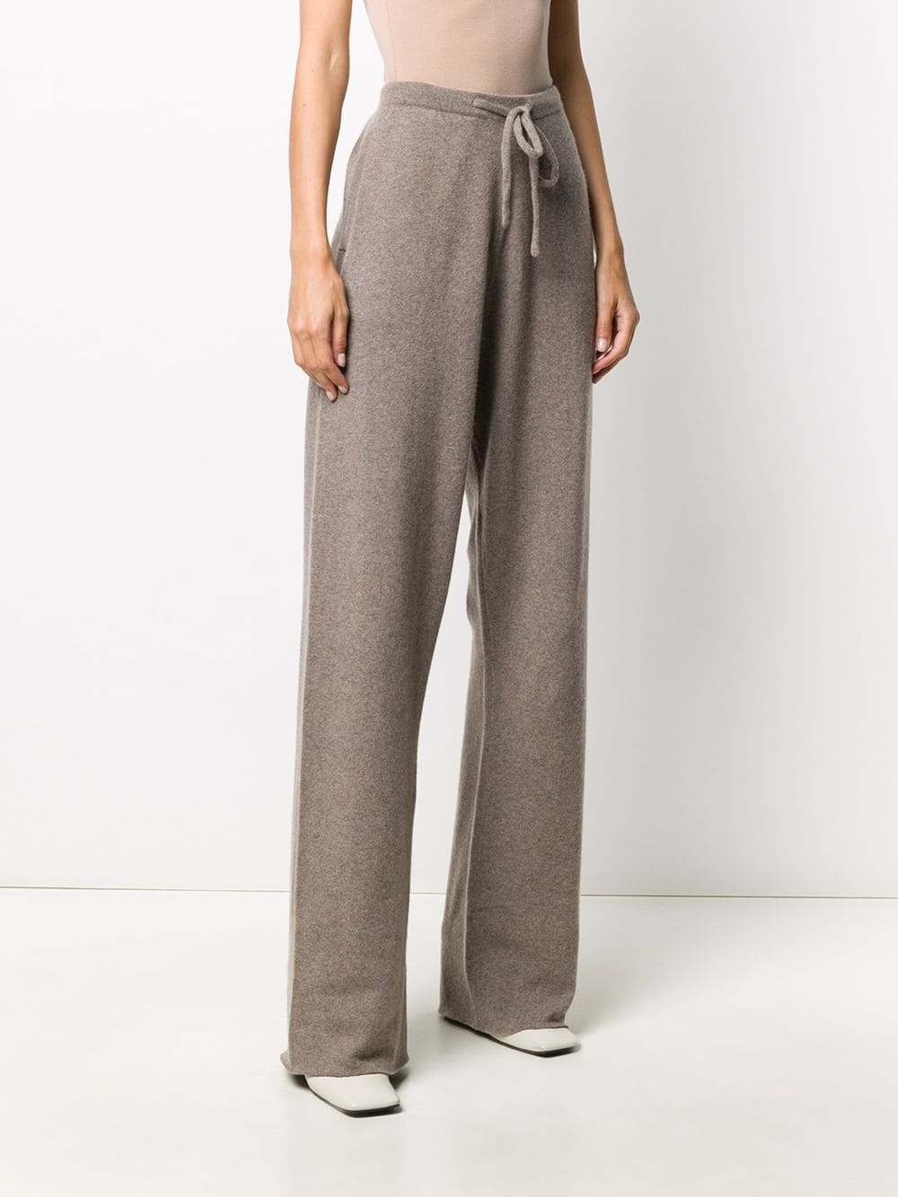 cashmere drawstring trousers - 3