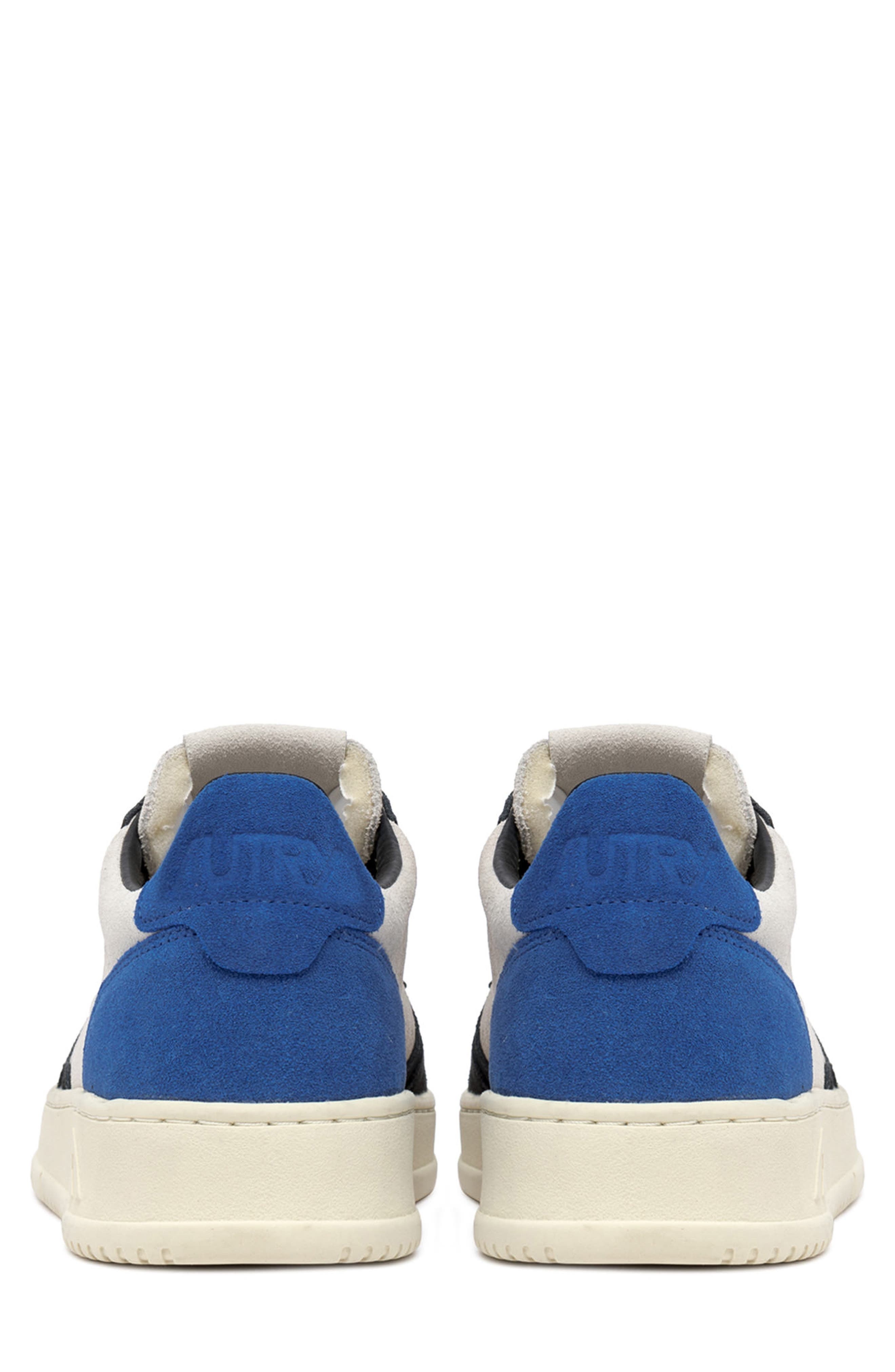 AUTRY Medalist Low Sneaker in Grey/Suede Electric /Black at Nordstrom - 2