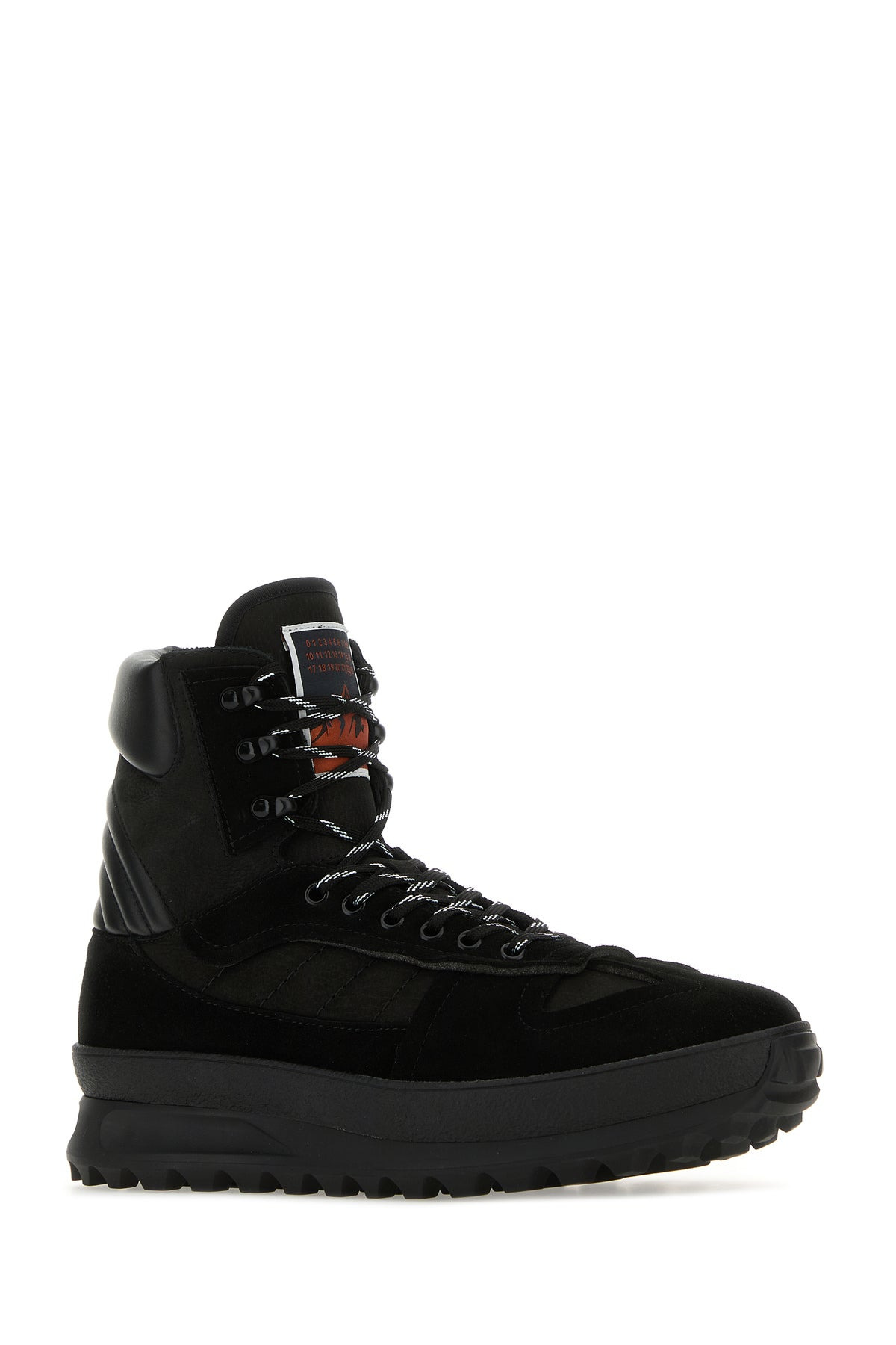 Black leather Climber sneakers - 2