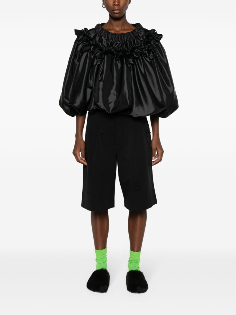 Noir Kei Ninomiya ruffled satin blouse outlook