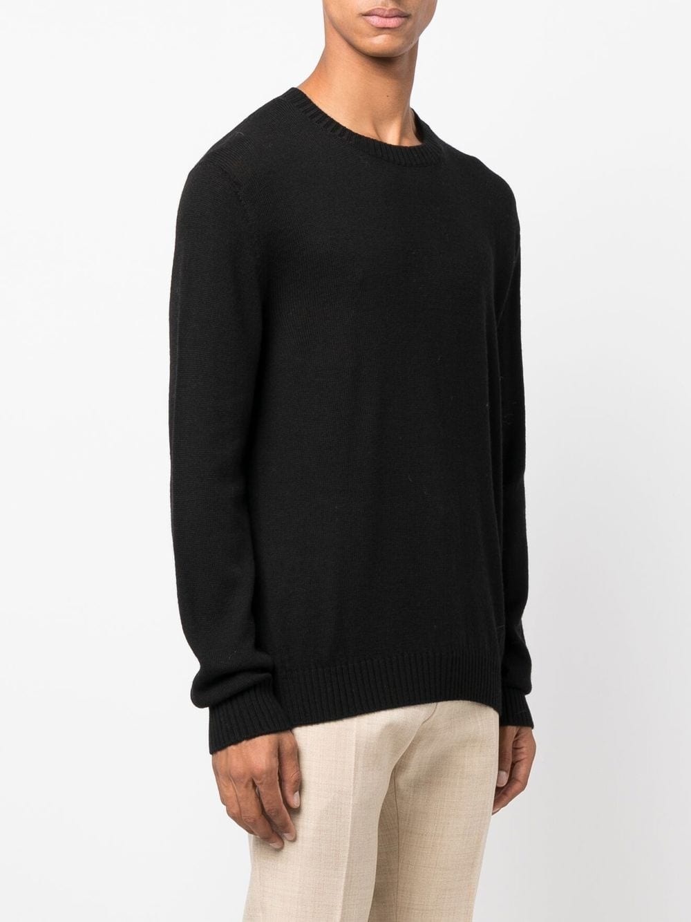 wool crew-neck jumper - 3