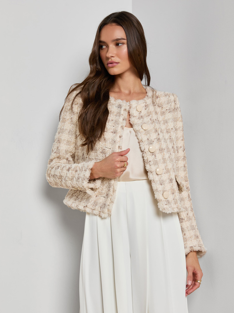 Zell Houndstooth Tweed Jacket 7