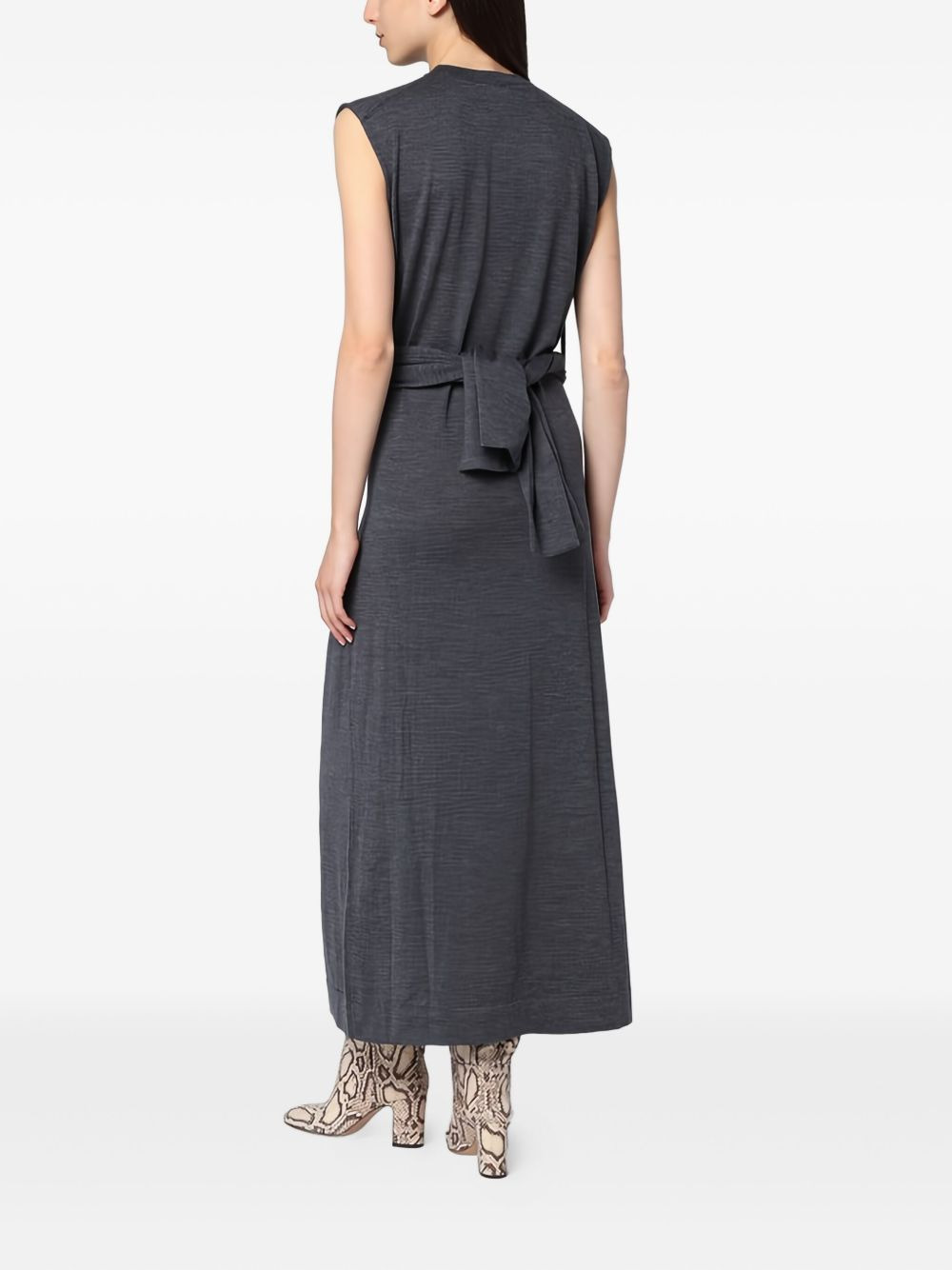 wrap-effect dress - 3
