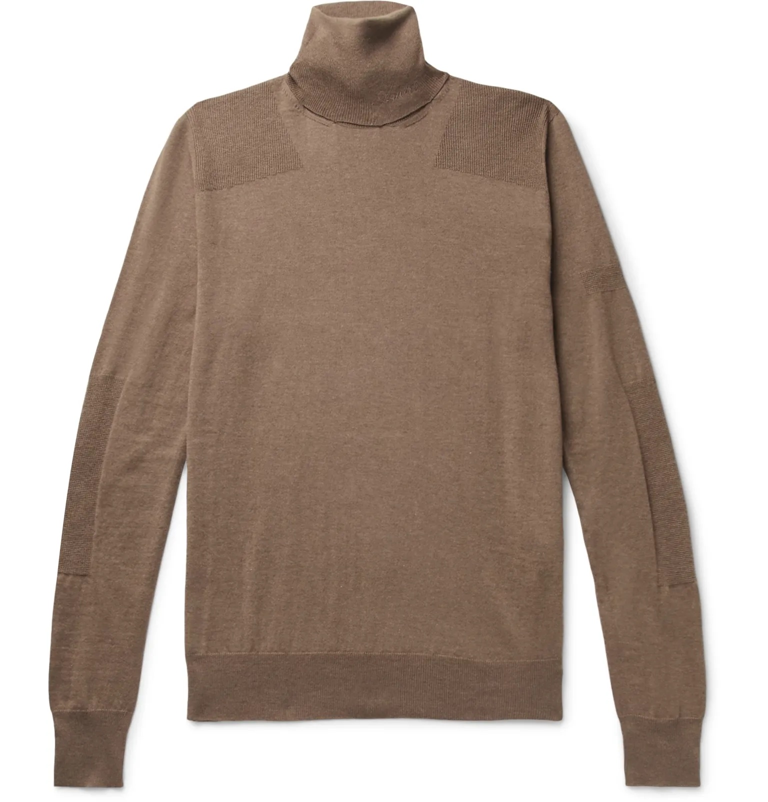 Wool and Cashmere-Blend Rollneck Sweater - 1