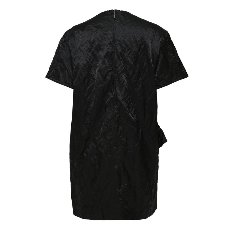 MSGM Crinkle Duchesse Minidress With Bow outlook