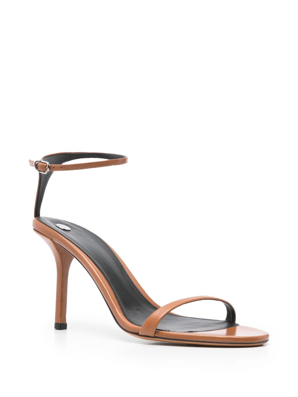 90mm ankle-strap leather sandals - 2