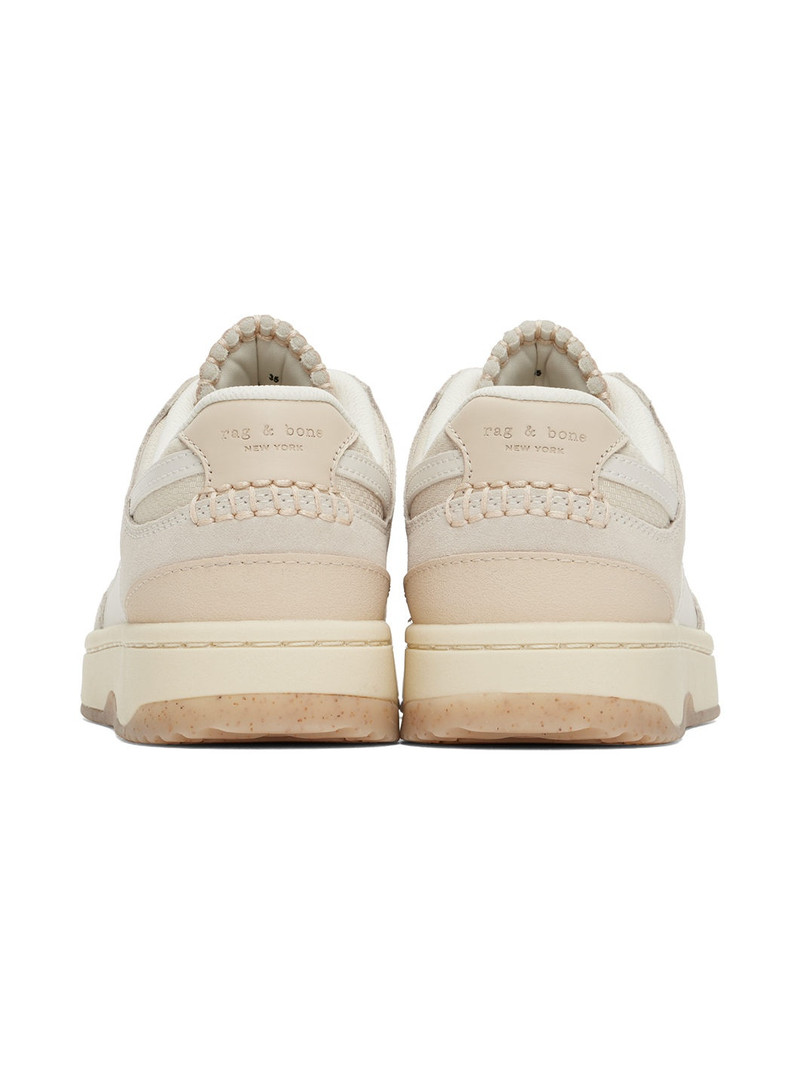 Beige Retro Tennis Sneakers 2