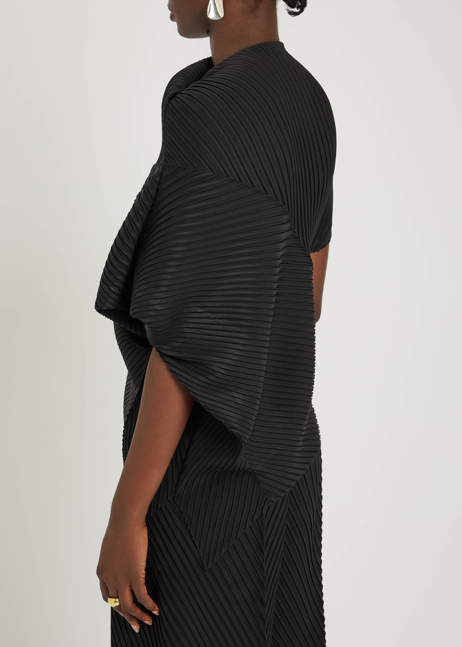 Issey Miyake Pleated Crepe-plissé top - 3