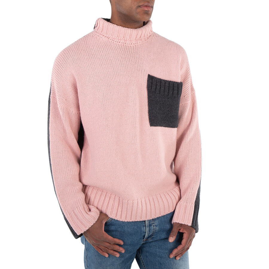 JW Anderson Contrast Patch Pocket Turtleneck Jumper - 4