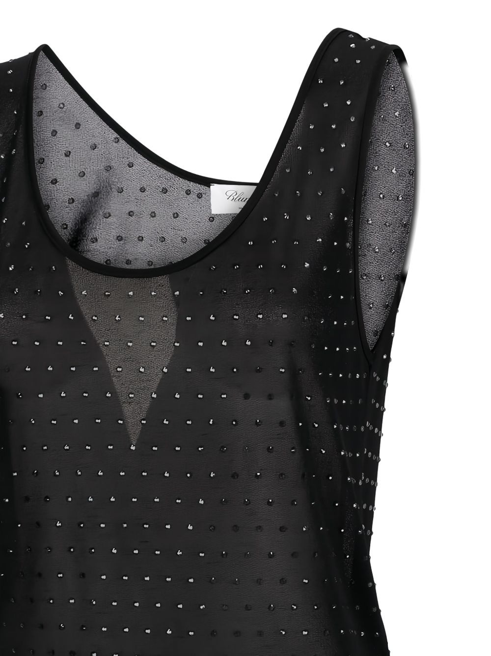 crystal-embellished sleeveless top - 3