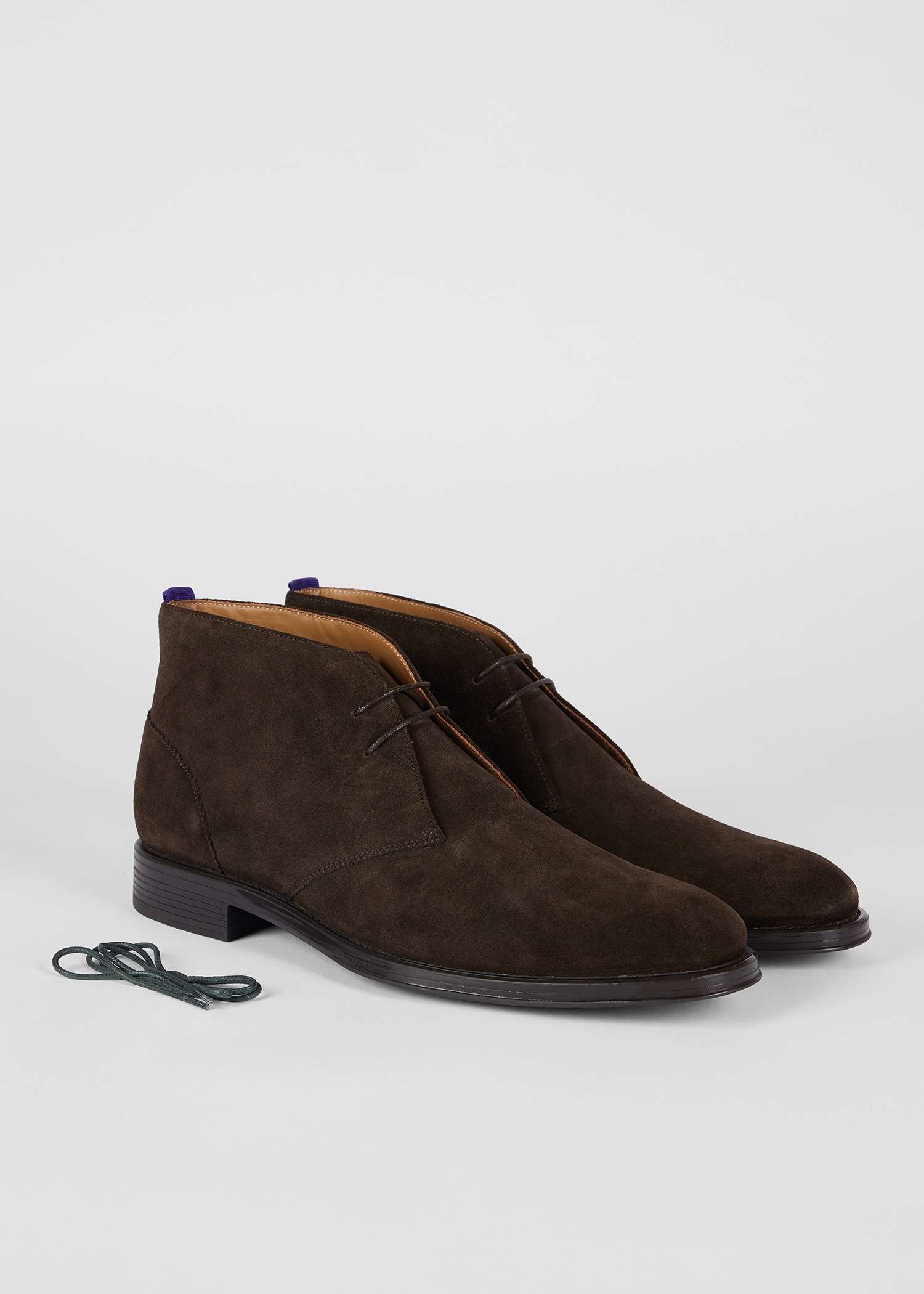 Dark Brown Suede 'Wilbur' Boots - 5