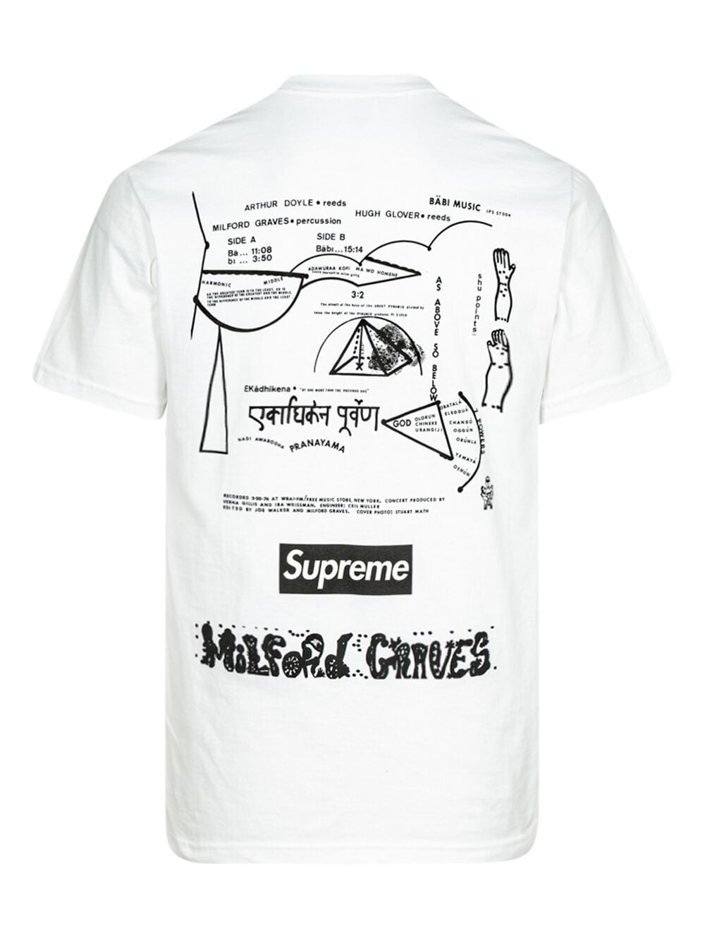 Milford Graves print T-shirt - 3