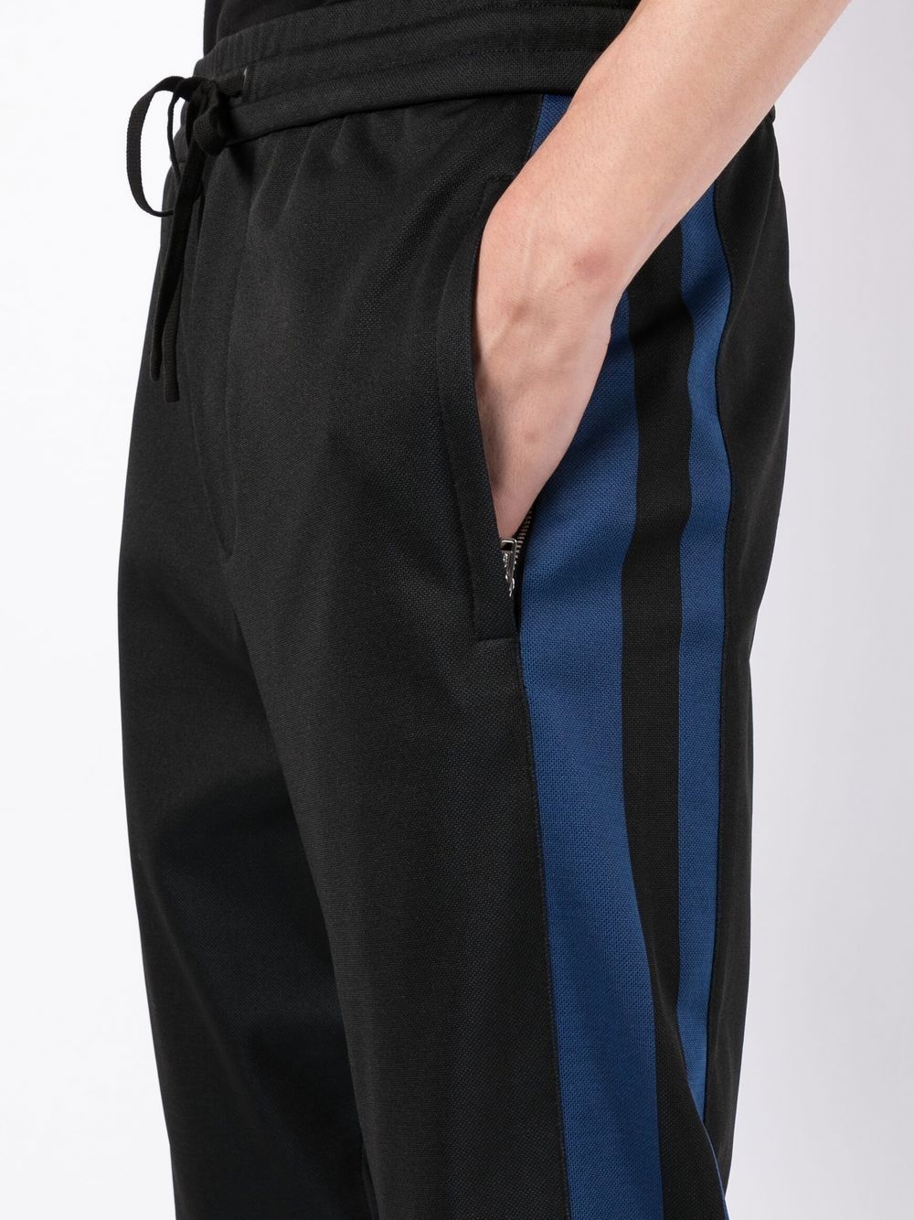 side-stripe track pants - 5