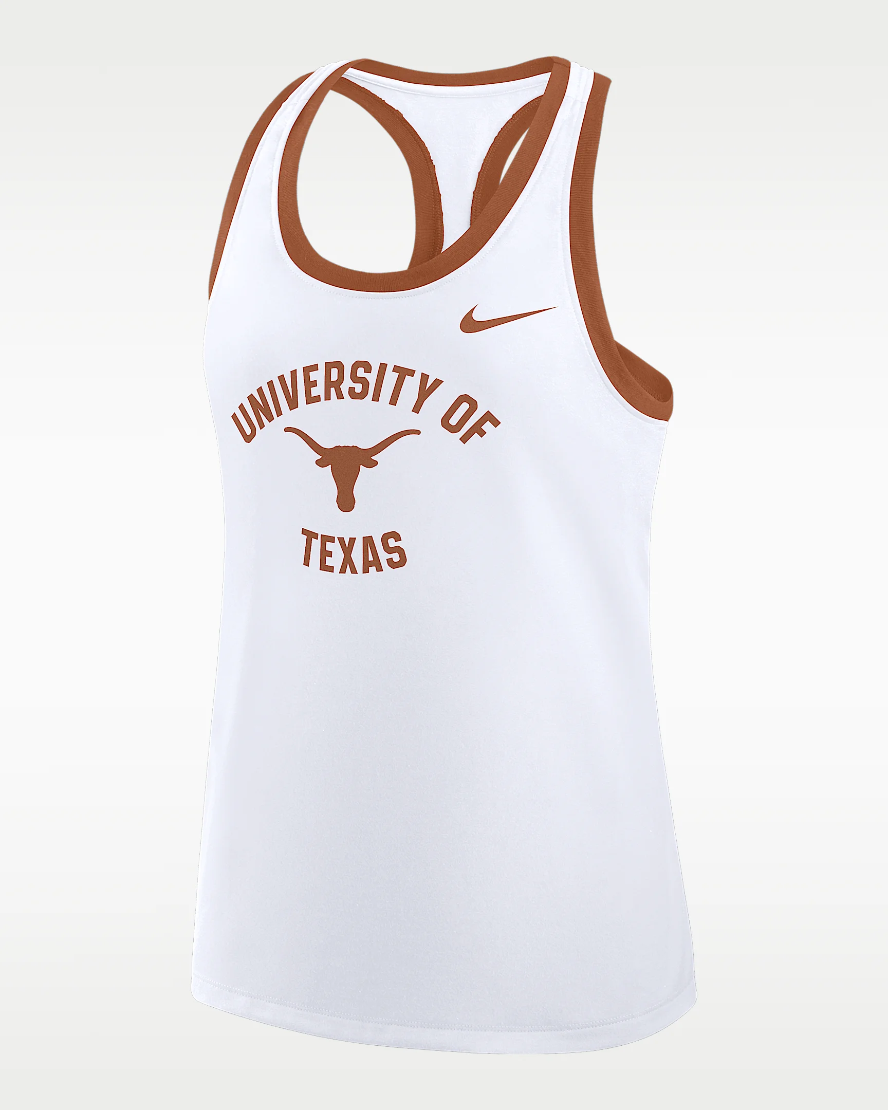 Texas Uni Name Women's Nike College Racerback Tank Top - 1