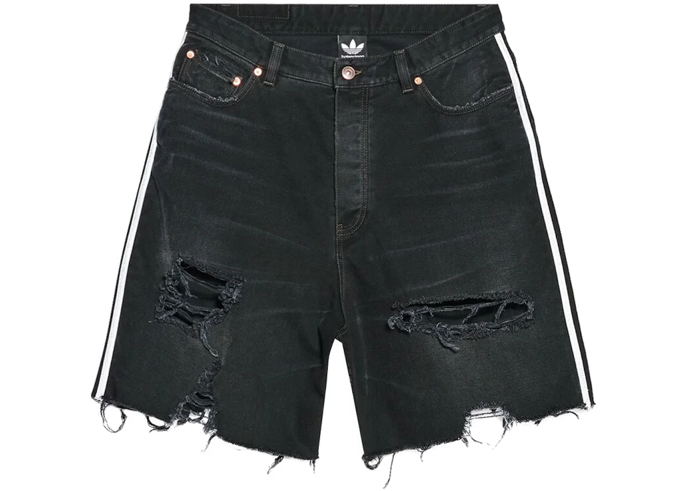 Balenciaga x adidas Baggy Shorts Black - 1