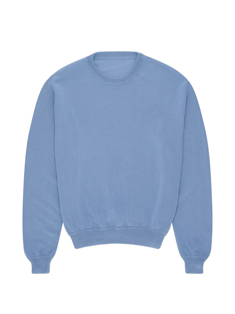 ribbed crew-neck sweater 1