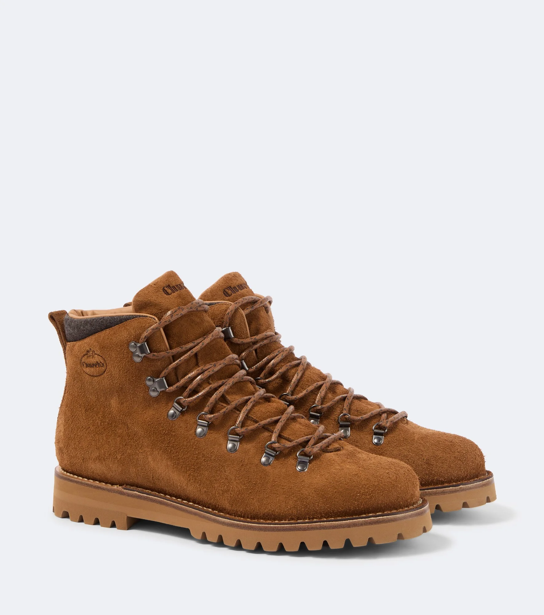 Poulton suede lace-up boots - 1