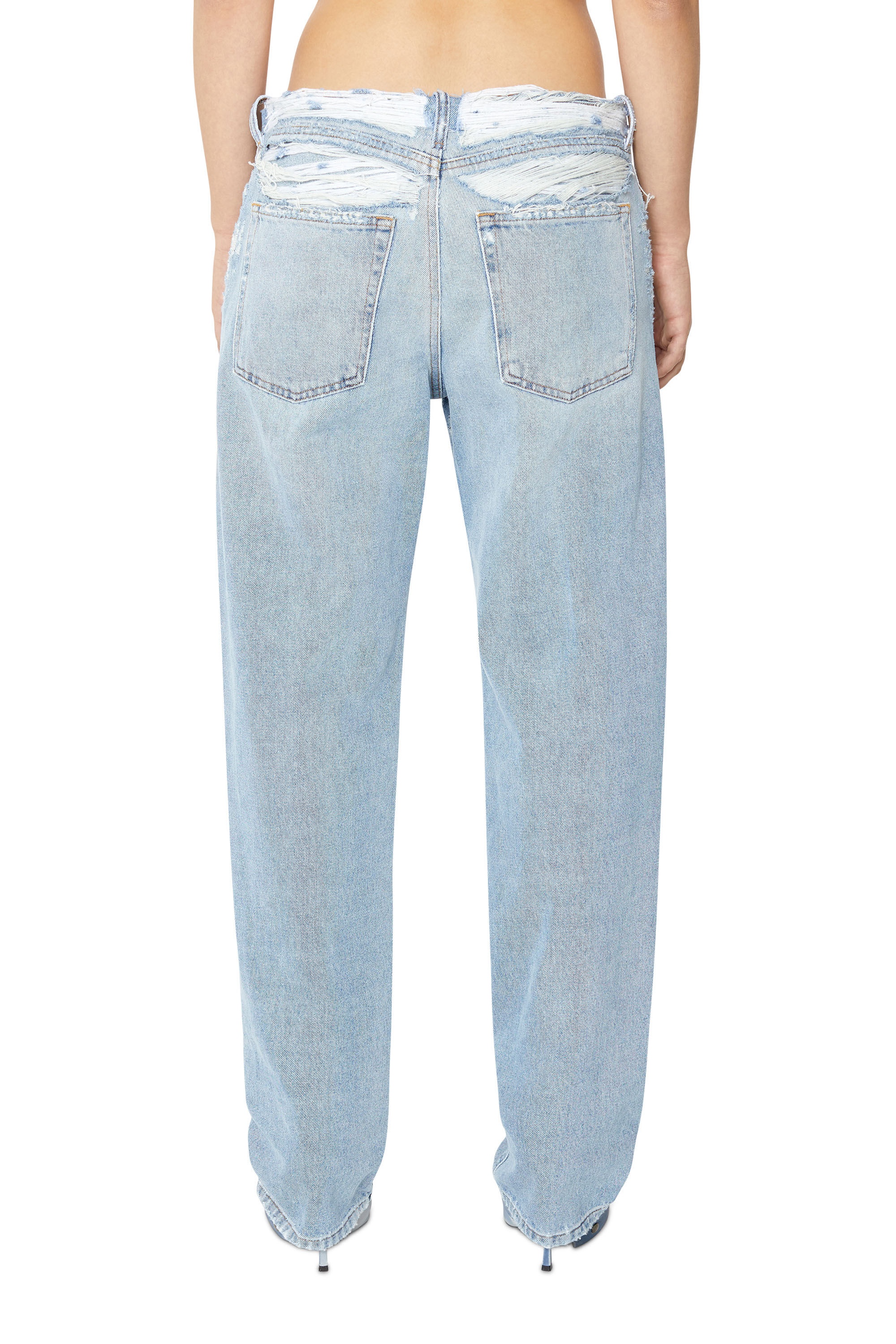 デニム・ジーパン DIESEL d-ark cotton jeans with laminated effect Grigio Diesel 1988 D-ark Cotton Jeans With Laminated Effect In