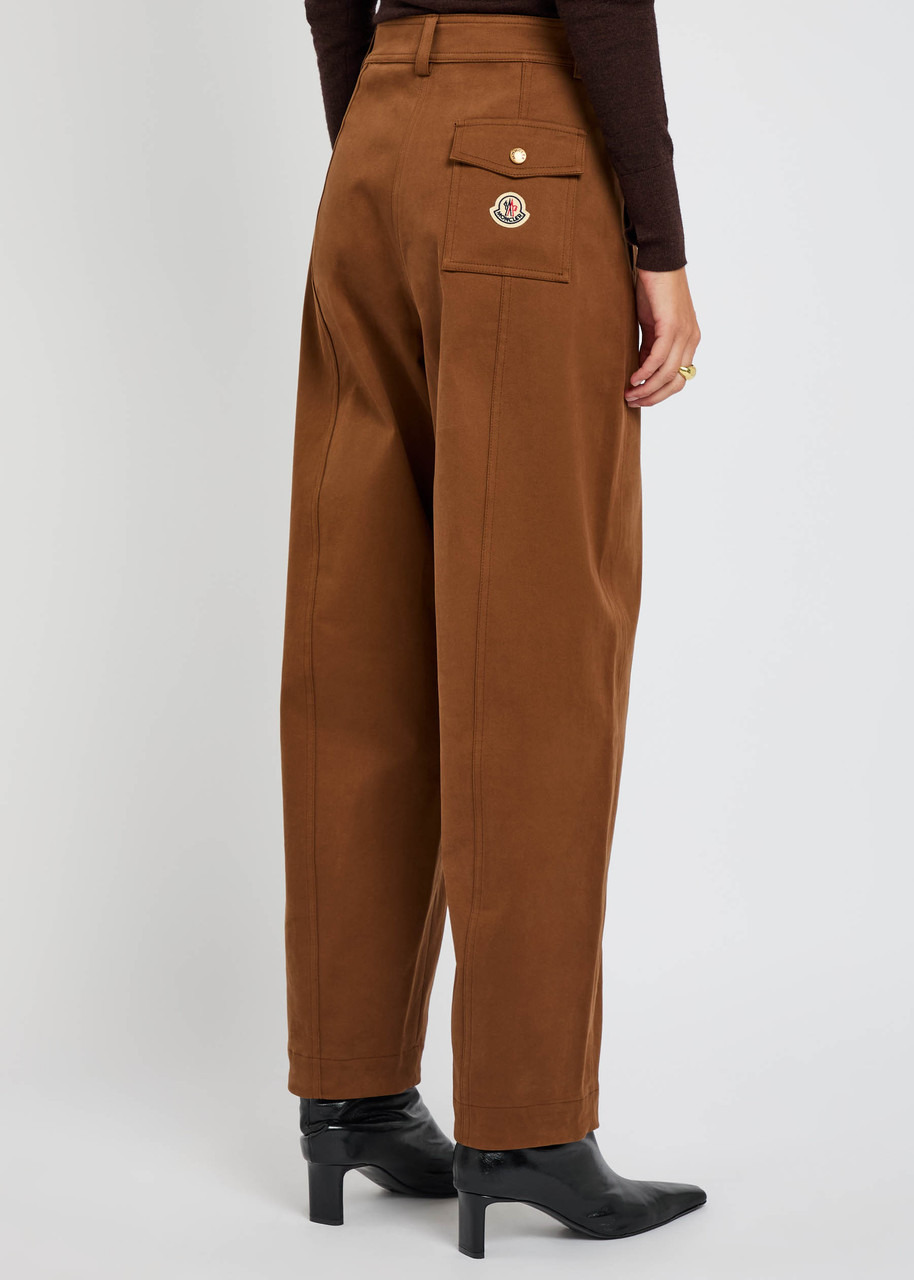 Moncler Barrel-leg Stretch-cotton Trousers - 3